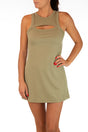ABITO DONNA  VERDE FK25-1954 MG FXXK 