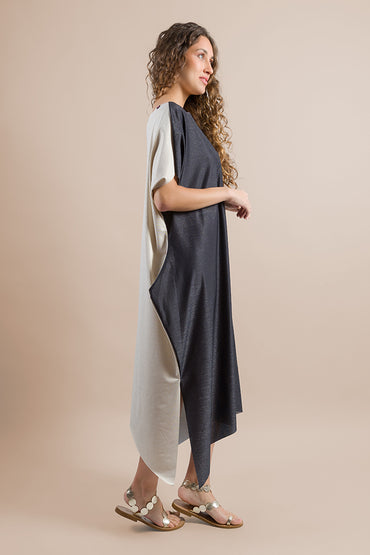  BICOLOR NERO AVORIO LUREX BE BEACH 