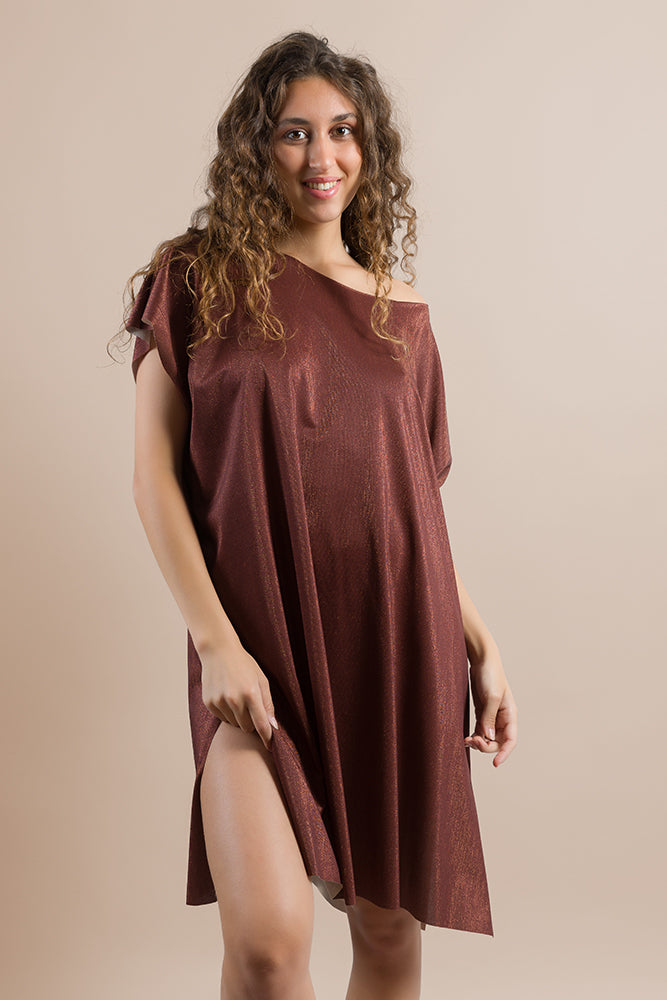  CLEA MARRONE LUREX BE BEACH 
