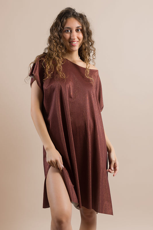  CLEA MARRONE LUREX BE BEACH 