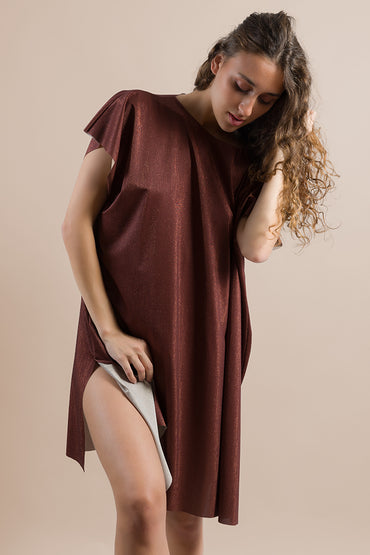  CLEA MARRONE LUREX BE BEACH 