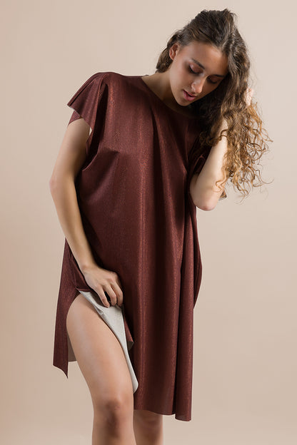  CLEA MARRONE LUREX BE BEACH 