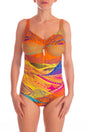 INTERO TAGLIO DONNA  GIALLO/ARANCIO 19P287D Q3 BERNE' 