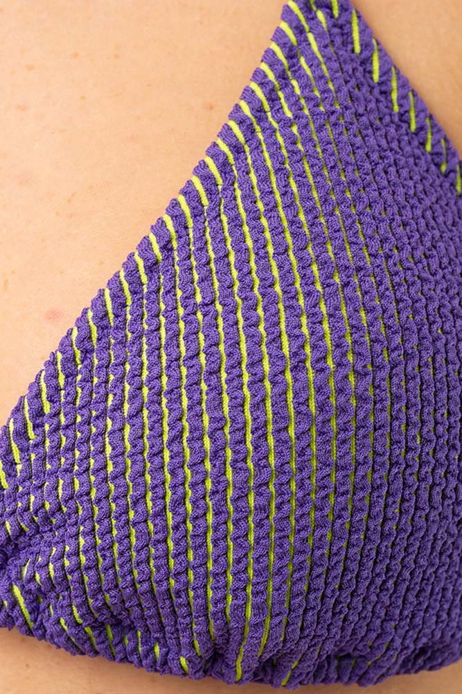 BIKINI Donna FXXK TRIANGOLO  slip brasiliana Viola