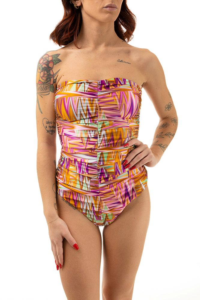 INTERO Donna FXXK Imbottito  slip brasiliana Viola