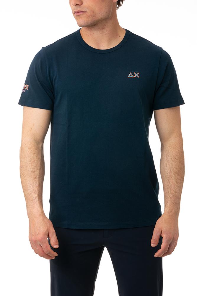 MAGLIA T-SHIRT UOMO  BLU T35140 BLU SUN 68 
