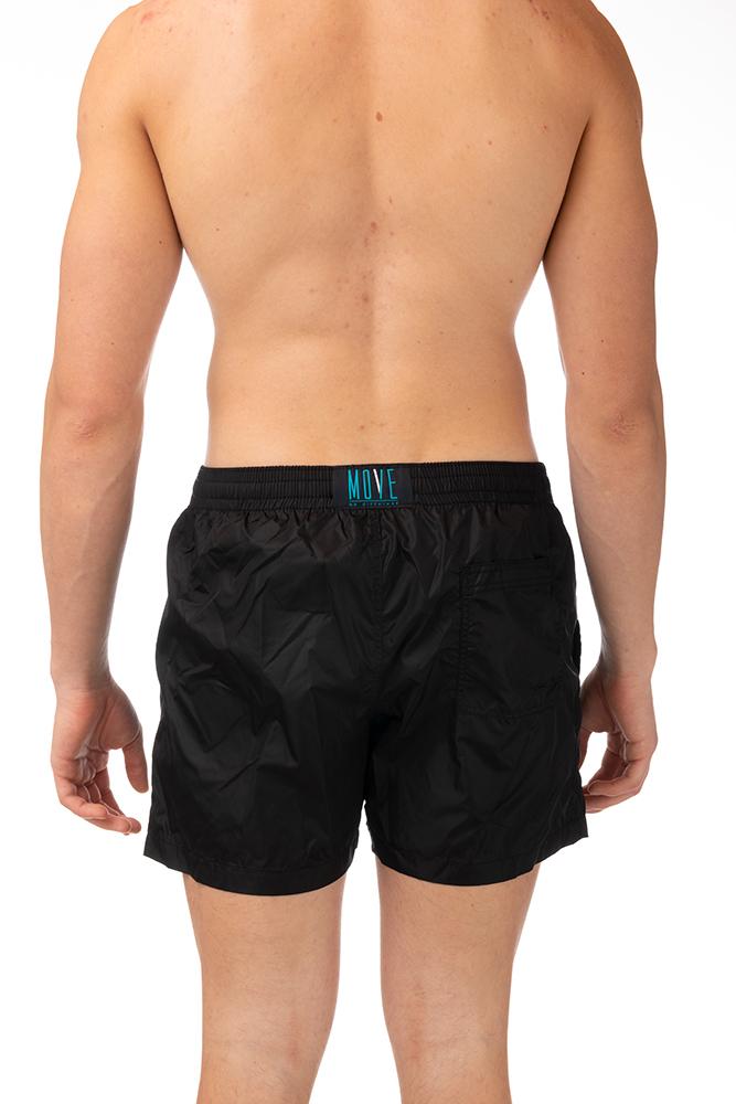 BOXER Uomo MOVE con elastico  CORTO Nero