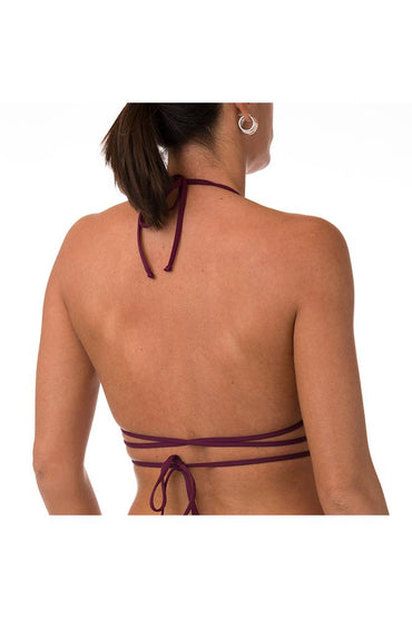 MIX REGGISENO Donna BE BEACH TRIANGOLO   Prugna