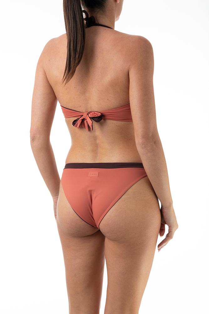 BIKINI BRASSIERE DONNA  MARRONE FR18BB FS05BB CIOCCOCANNELLA FISICO 