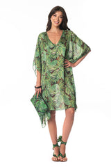 ABITO DONNA  VERDE AQ58025 FOGLIA Acquadicocco 