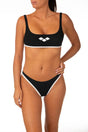 BIKINI BRASSIERE DONNA  NERO/BIANCO 10252 NERO/BIANCO ARENA 
