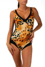 INTERO  IMBOTTITO DONNA  ANIMALIER 1092 548 521 CHARMLINE 