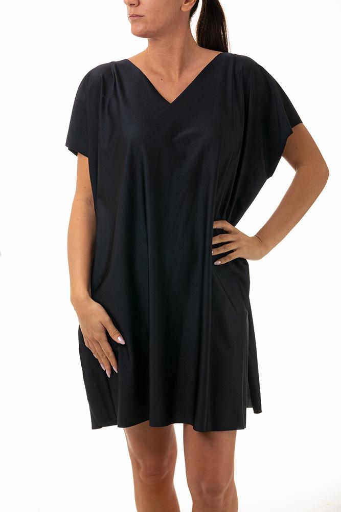 KAFTANO DONNA  NERO CLEO SUM NERO BE BEACH 