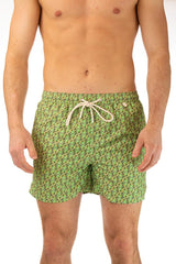 BOXER MOLLA UOMO  VERDE RIVIERA 053GEOGREEN ROY ROGER'S 