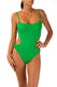 INTERO Donna OLIVIA MODA  slip brasiliana Verde