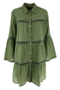  KAFTANO CAMICIA LOLA MILITARE KARAKORUM 