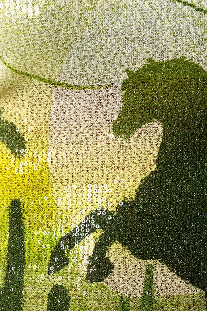 ABITO DONNA  VERDE PF135A 015 PIN UP 