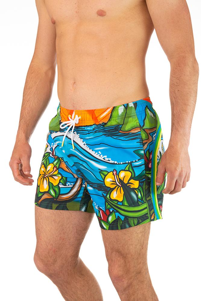 BOXER MOLLA UOMO  AZZURRO M504 A514D SUNDEK 