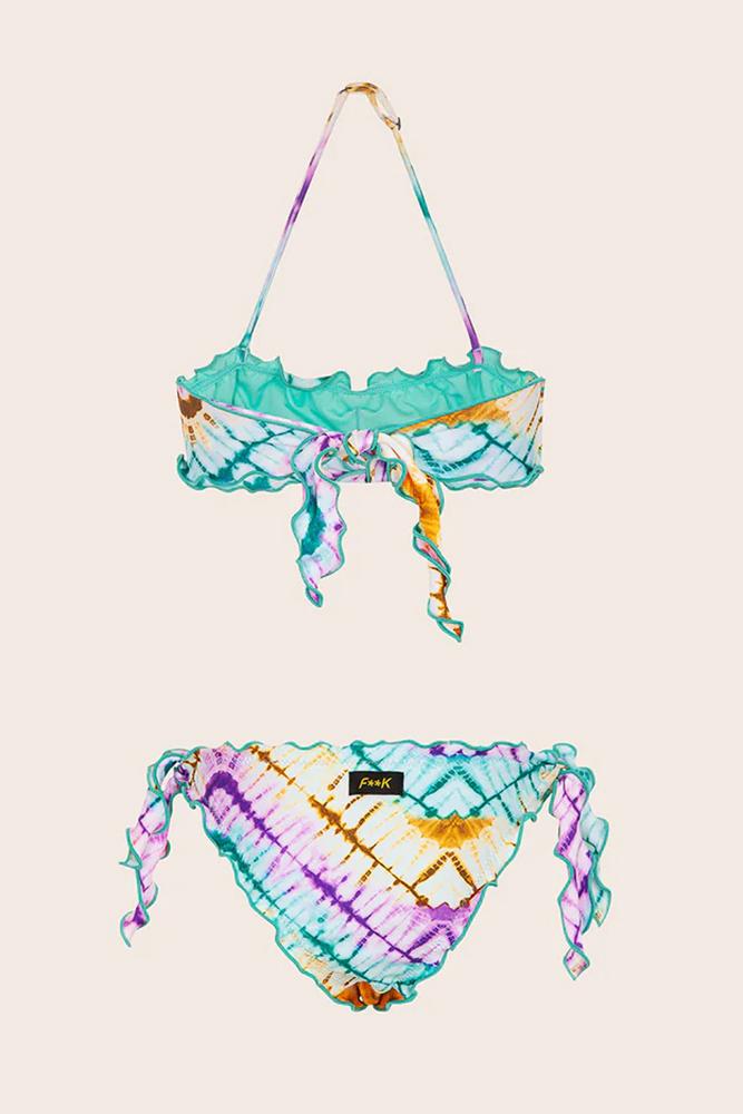 BIKINI FASCIA BAMBINA  VERDE FJ25-G1G06 X50 FXXK 