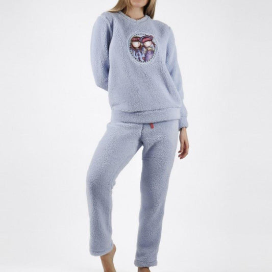 PIGIAMA BAMBINA SANTORO    Azzurro