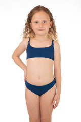 BIKINI BAMBINA  BLU NAVY LUCILLA TRITONE BE BEACH 