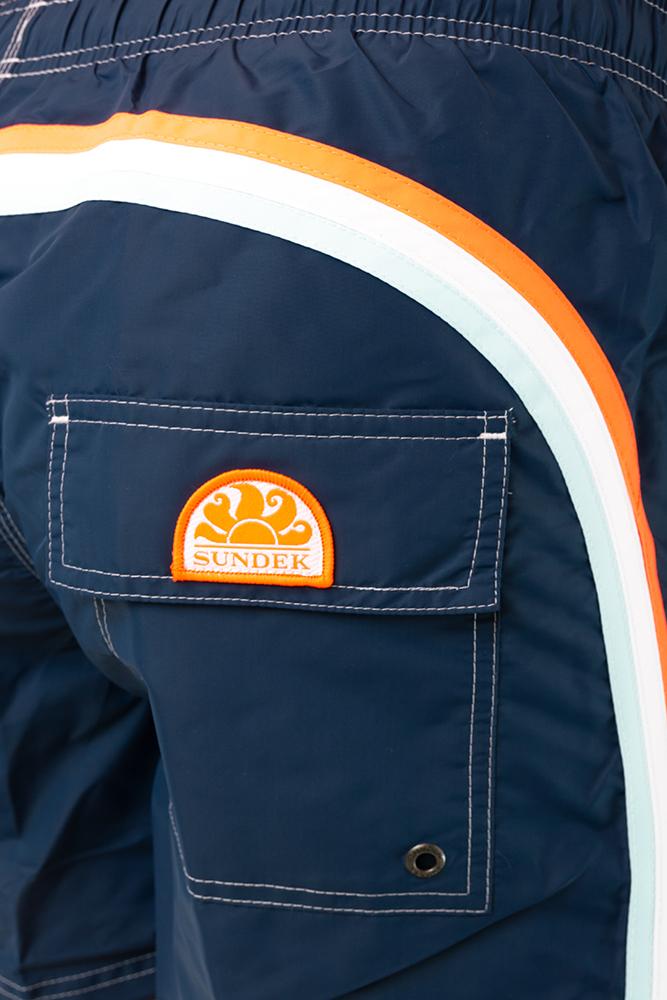 BOXER Uomo SUNDEK con elastico  CORTO Blu