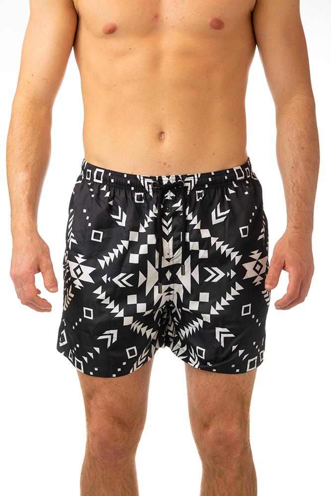 BOXER MOLLA UOMO  NERO/BIANCO CLASSIC OHANABLACK TOOCO 