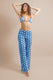PANTALONE Donna RAFFAELA D'ANGELO   LUNGO Azzurro