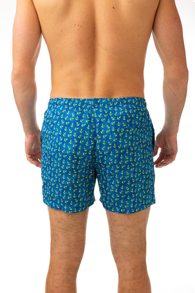 BOXER MOLLA UOMO  AZZURRO