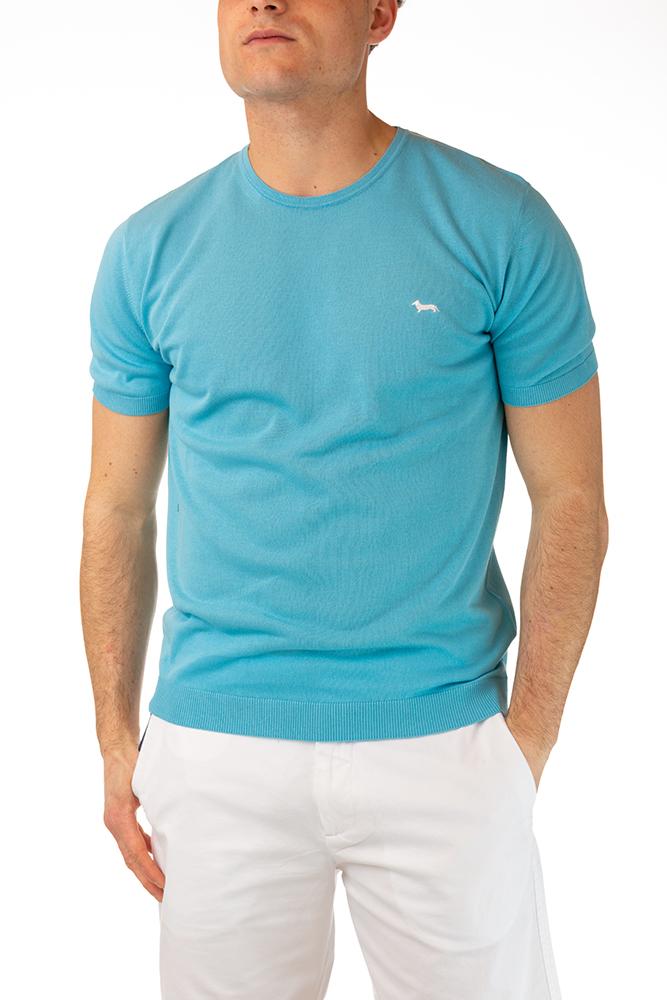MAGLIA Uomo HARMONT&BLAINE T-SHIRT   Azzurro