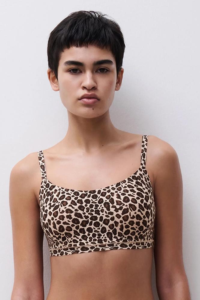 REGGISENO SENZA FERRETTO DONNA C11D20 LEOPARD PRINT CHANTELLE 