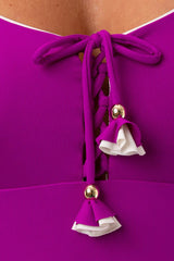 INTERO  IMBOTTITO DONNA  FUCSIA A2506 DALIA LUISA MARIA LUGLI 