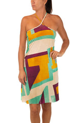 ABITO DONNA  CELESTE 7257V 01 CELESTE SHINE 