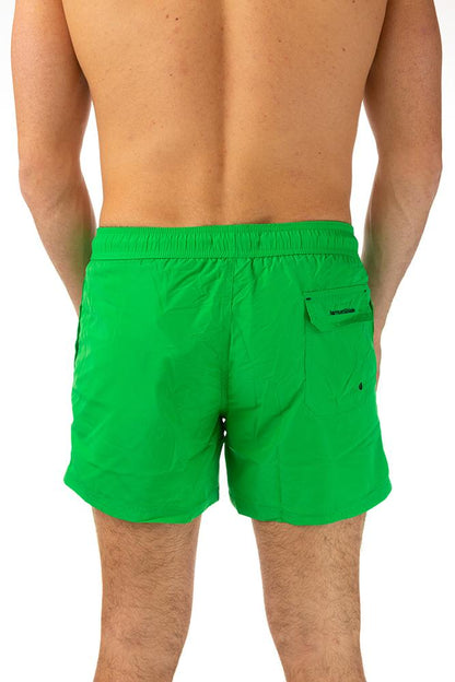 BOXER Uomo HARMONT&BLAINE con elastico  CORTO Verde