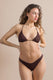 BIKINI Donna MATINEE TRIANGOLO  slip brasiliana Marrone