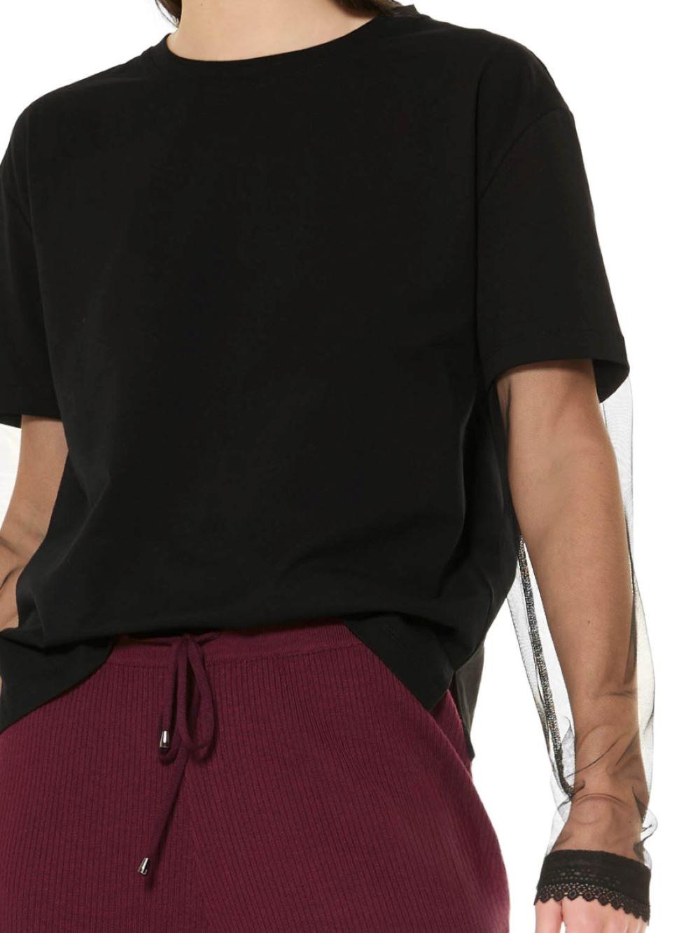 MAGLIA DONNA RG06 NERO VERDISSIMA 