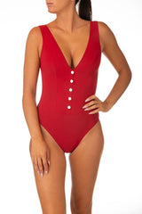 INTERO  SENZA IMBOTTITURA DONNA  ROSSO GIGLIE ROSSO PAIN DE SUCRE 
