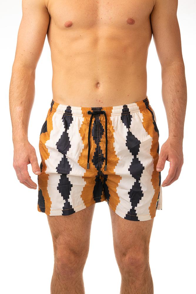 BOXER MOLLA UOMO  BIANCO CLASSIC KURKUMABROWN TOOCO 
