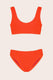 BIKINI BAMBINA FXXK BRASSIERE  slip regolare Arancio