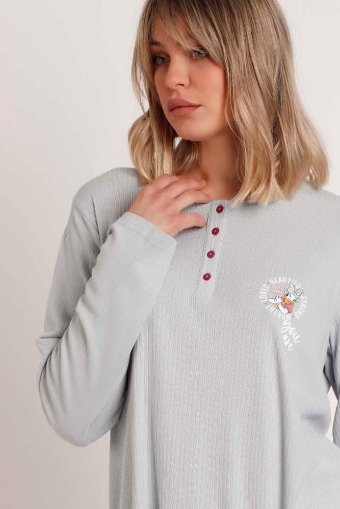 PIGIAMA AUTUNNO/INVERNO DONNA  POLVERE