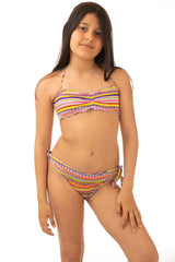 BIKINI FASCIA BAMBINA  FUCSIA