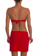 PAREO DONNA  ROSSO PAREOTU ROSSO BE BEACH 