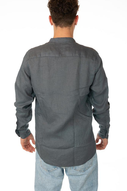 MAGLIA CAMICIA UOMO  GRIGIO 2840 GR FXXK 
