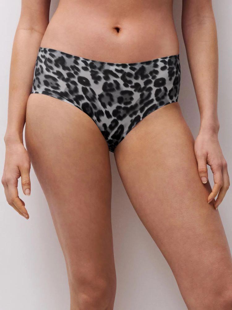 SLIP DONNA SHORTY C11D40 GREY LEOPARD CHANTELLE 