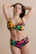 BIKINI Donna BERNE' FERRETTO Coppa E slip Alto Nero