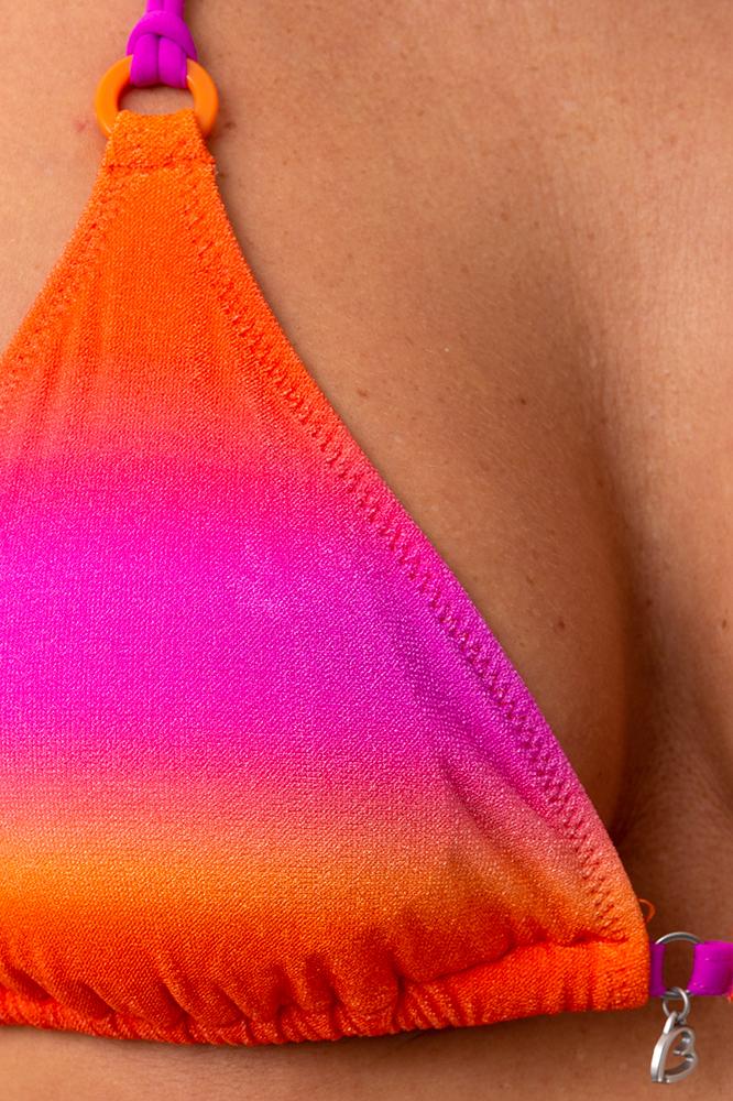 BIKINI TRIANGOLO DONNA  ARANCIO YERO MASSA CANDYCRUSH BANANA MOON 