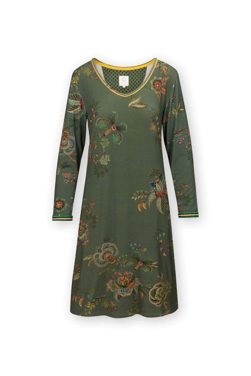 CAMICIA DA NOTTE DONNA  VERDE