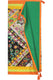 TELO MARE Donna MISS BIKINI SPUGNA   Verde/arancio fantasia