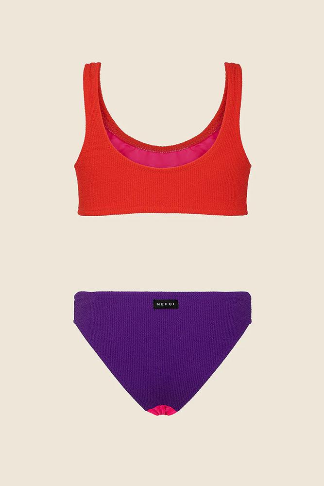 BIKINI BRASSIERE BAMBINA  ROSSO MJ25-0400 RD ME FUI 
