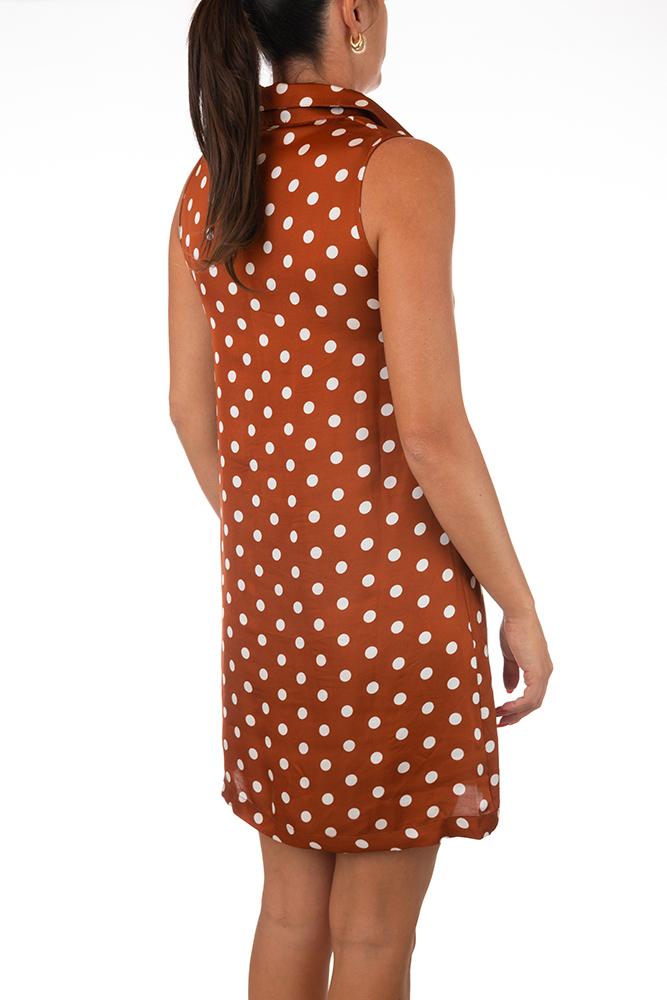 ABITO DONNA  MARRONE 2370 MARRONE PEPITA 